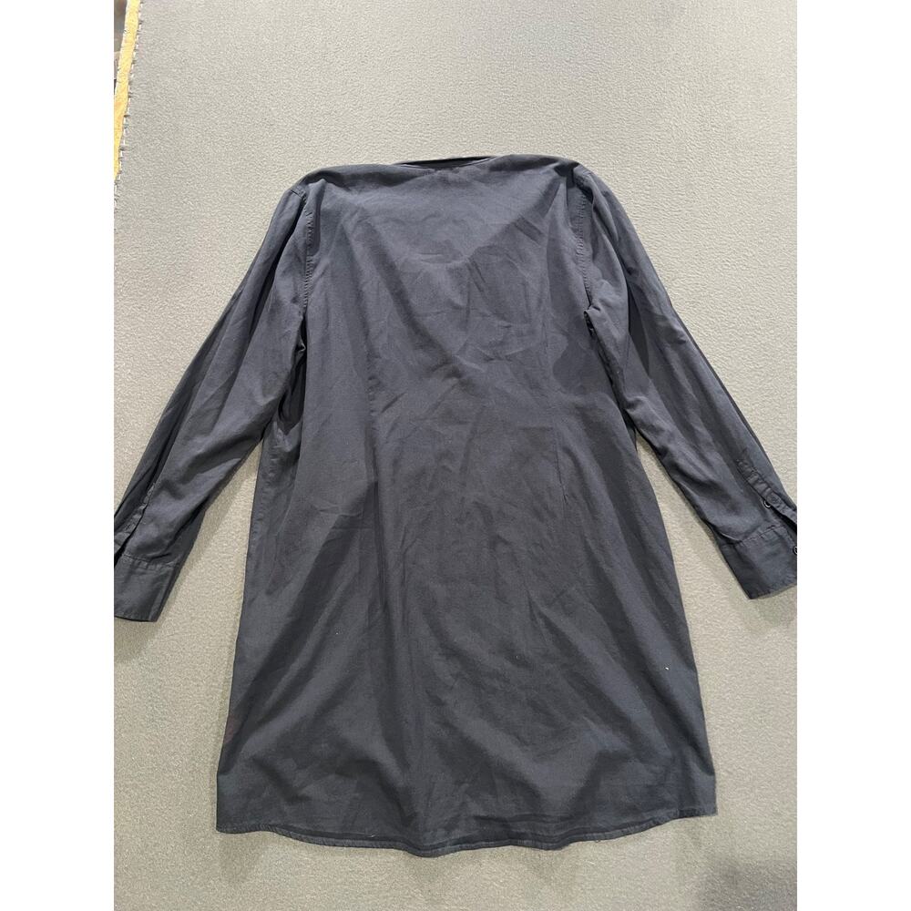 Eileen Fisher Women's Black Dress boho cotton sz XL Italian Fabric A009398 - Picture 7 of 7